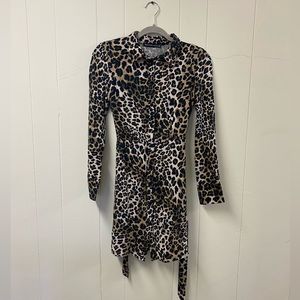 Leopard Print Abercrombie & Fitch Mini Dress